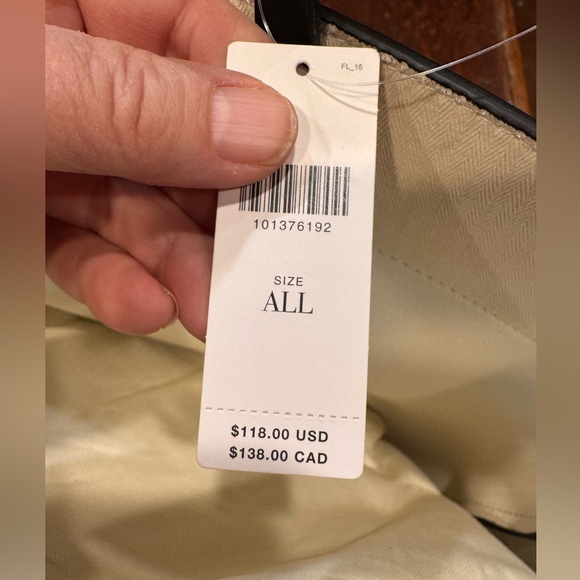 ANTHROPOLOGIE Top Handle Large Tote - Picture 8 of 10